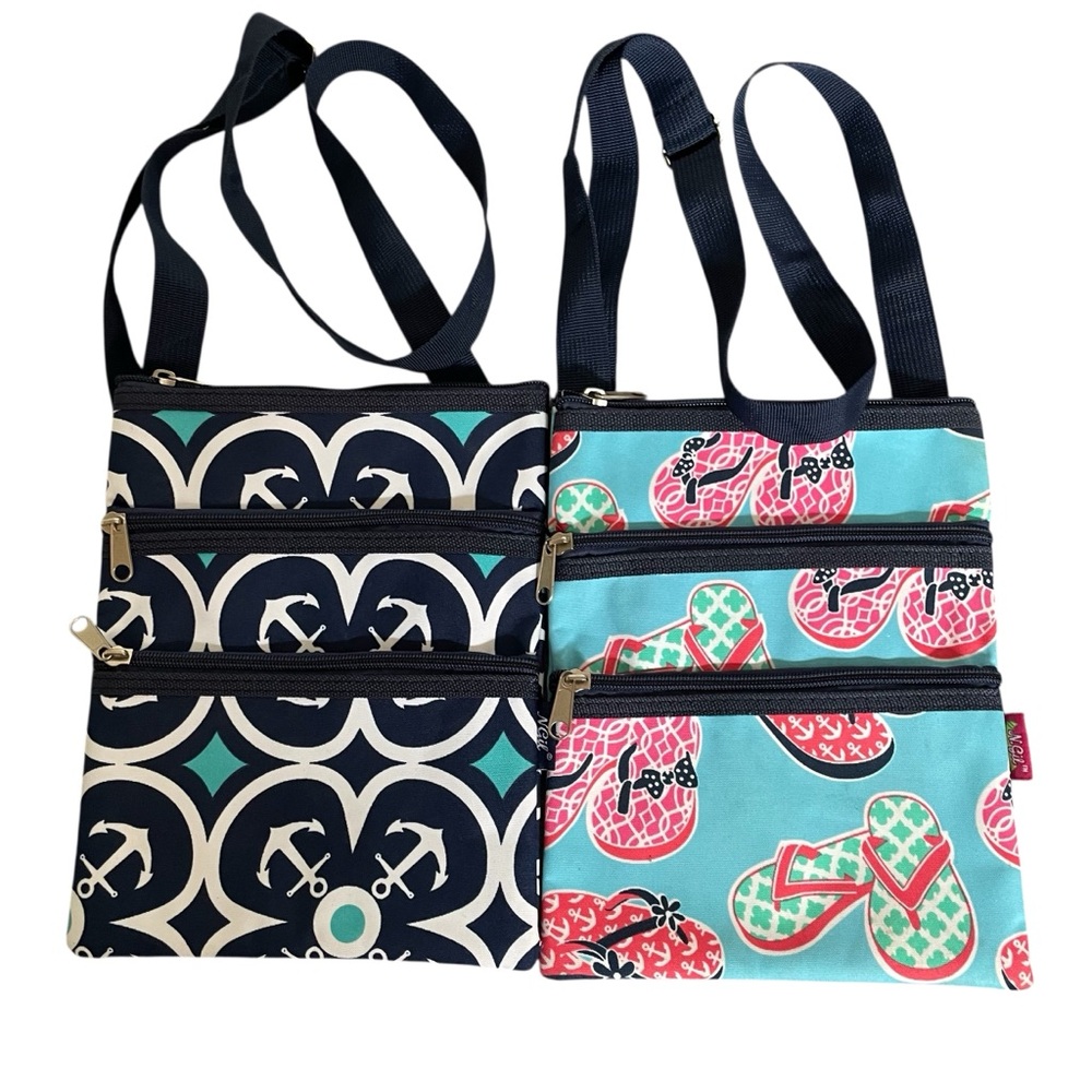 N.Gil Hipster Crossbody Bags of med size Anchor and Flip Flop designs